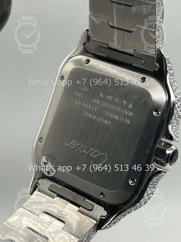 Товар Cartier Santos de Cartier 40mm Diamond Blue Steel Фото 21 - Cartier Santos de Cartier 40mm Diamond Blue Steel