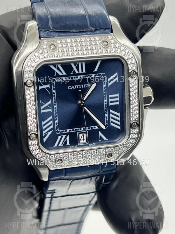 Фото 4 - Cartier Santos de Cartier 40mm Art 7866