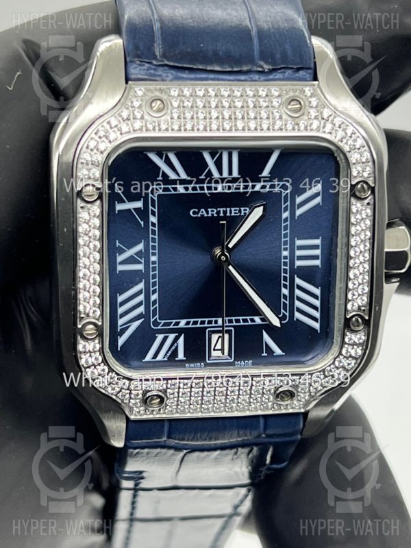 Фото 5 - Cartier Santos de Cartier 40mm Art 7866