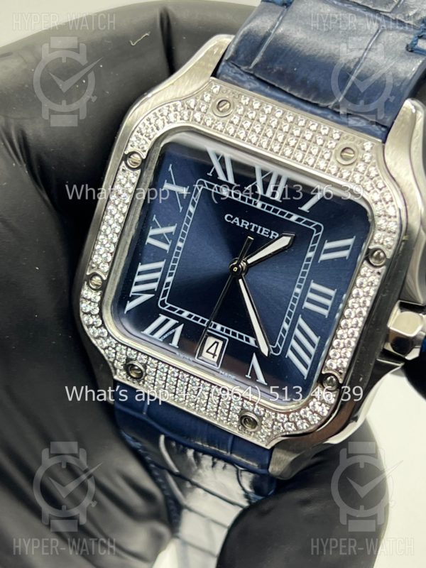 Фото 6 - Cartier Santos de Cartier 40mm Art 7866