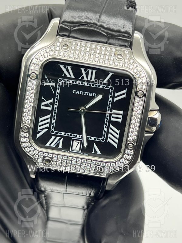 Фото 4 - Cartier Santos de Cartier 40mm Art 7865