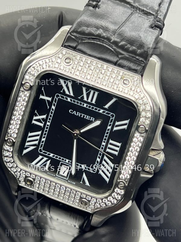 Фото 6 - Cartier Santos de Cartier 40mm Art 7865