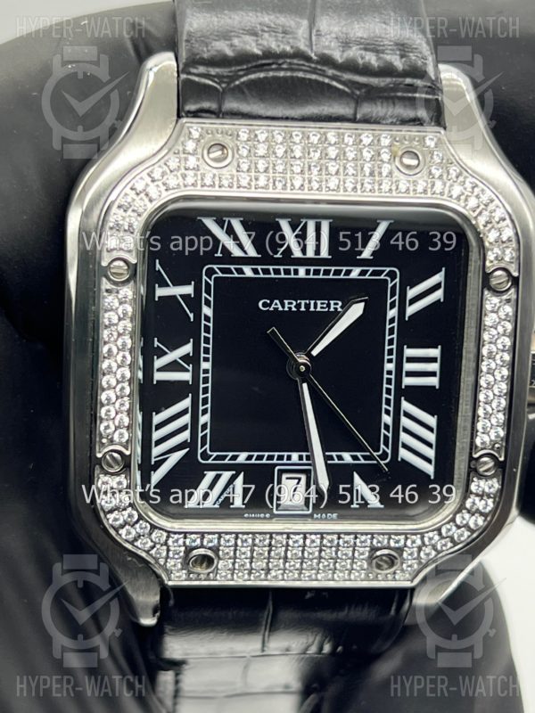 Фото 9 - Cartier Santos de Cartier 40mm Art 7865