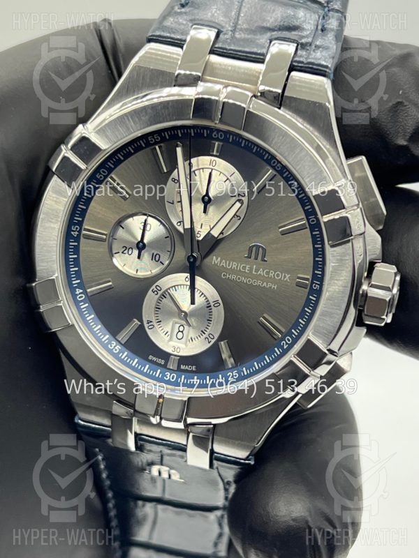 Фото 6 - Maurice Lacroix Aikon Chronograph 44mm AI1018-SS001-333-1