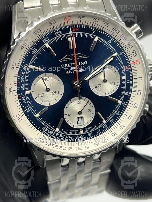 Фото 10 - Breitling Navitimer 46mm AB0137211C1A1