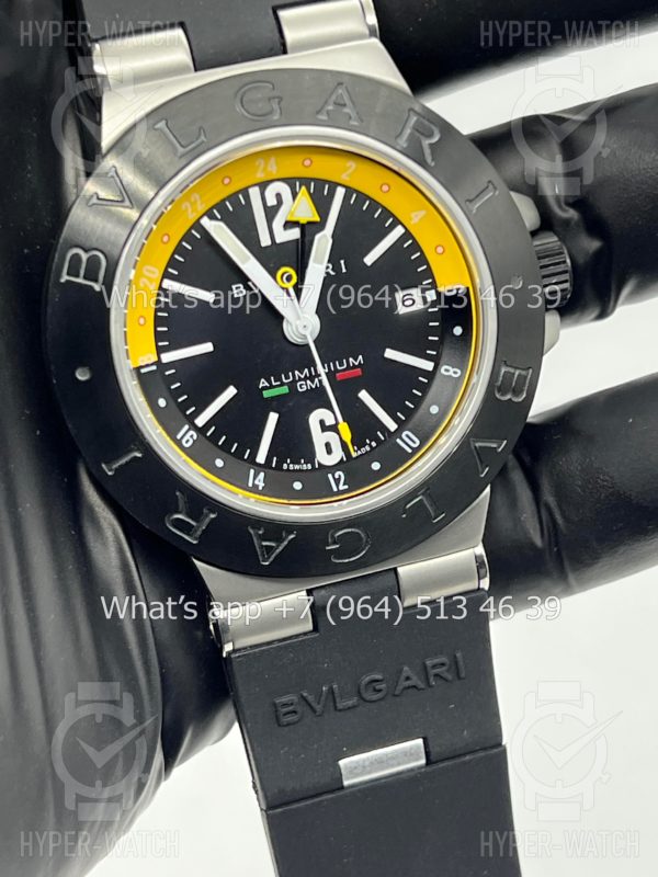 Товар Bvlgari Diagono Aluminium GMT 40mm Art 8246 Фото 2 - Bvlgari Diagono Aluminium GMT 40mm Art 8246