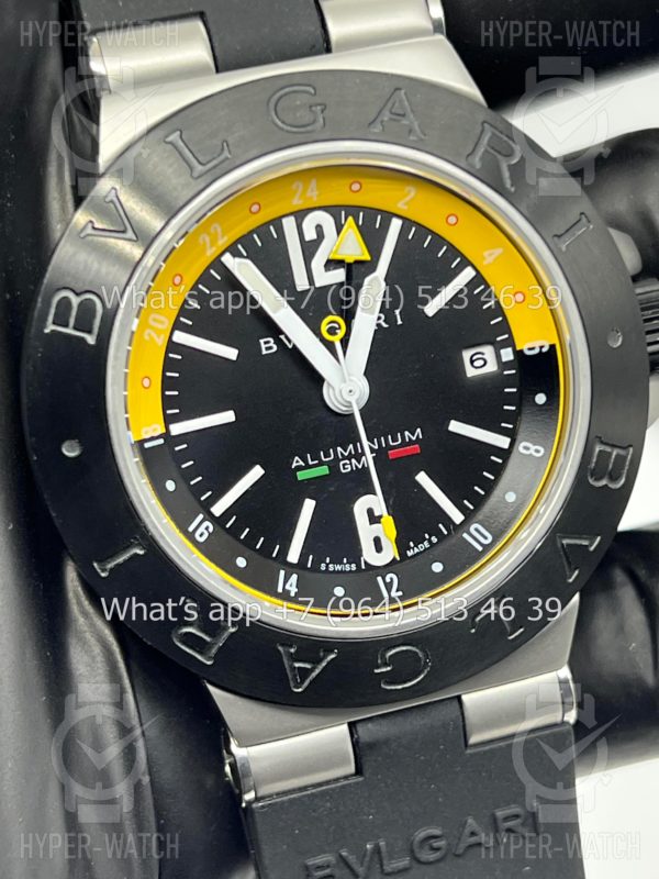 Товар Bvlgari Diagono Aluminium GMT 40mm Art 8246 Фото 3 - Bvlgari Diagono Aluminium GMT 40mm Art 8246