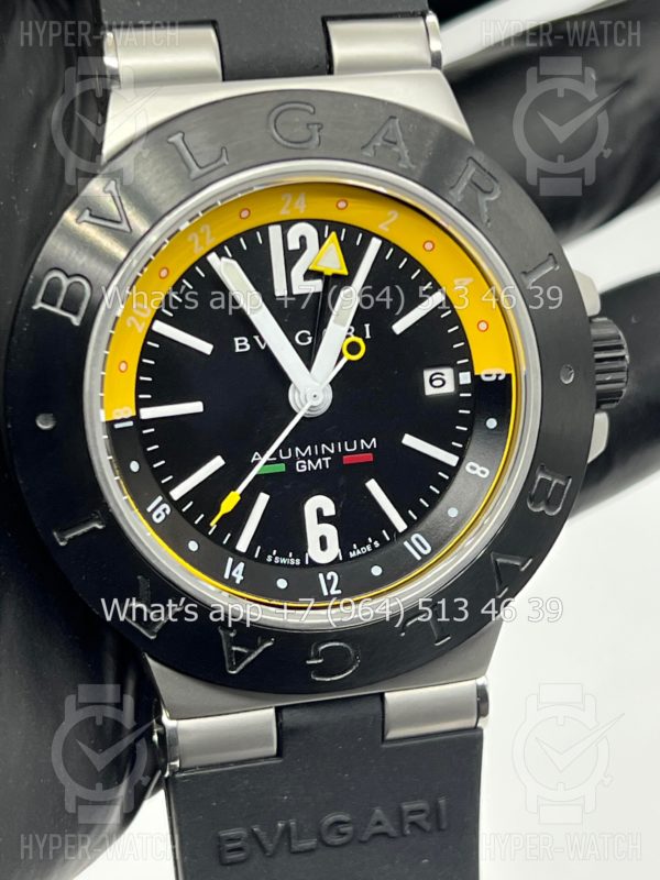 Товар Bvlgari Diagono Aluminium GMT 40mm Art 8246 Фото 7 - Bvlgari Diagono Aluminium GMT 40mm Art 8246