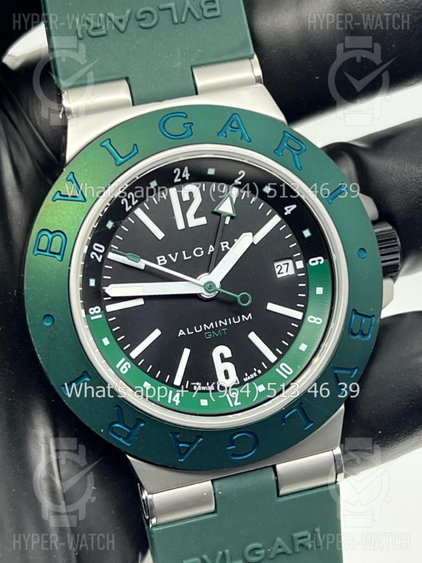 Товар Bvlgari Diagono Aluminium GMT 40mm Art 8249 Фото 2 - Bvlgari Diagono Aluminium GMT 40mm Art 8249