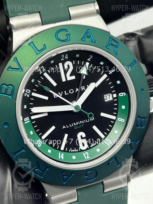 Товар Bvlgari Diagono Aluminium GMT 40mm Art 8249 Фото 3 - Bvlgari Diagono Aluminium GMT 40mm Art 8249