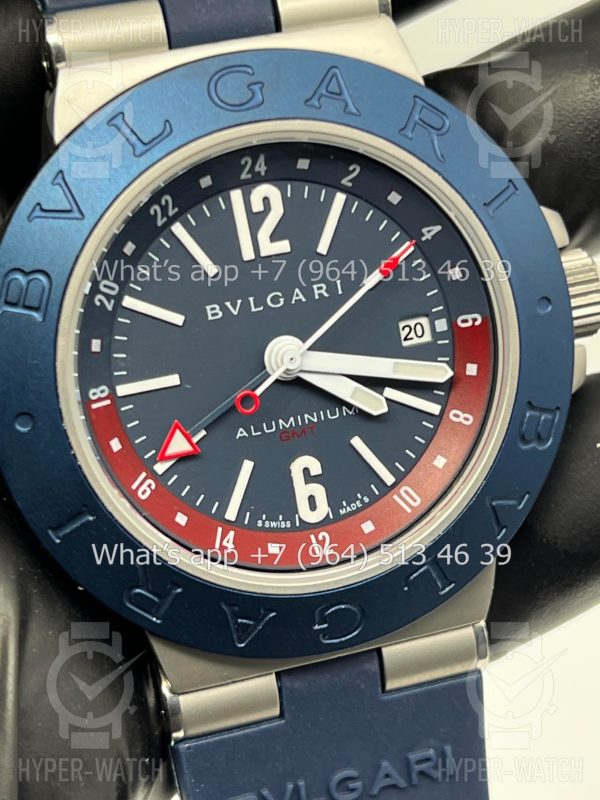 Товар Bvlgari Diagono Aluminium GMT 40mm Art 8251 Фото 3 - Bvlgari Diagono Aluminium GMT 40mm Art 8251