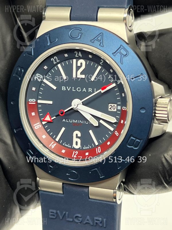 Товар Bvlgari Diagono Aluminium GMT 40mm Art 8251 Фото 5 - Bvlgari Diagono Aluminium GMT 40mm Art 8251