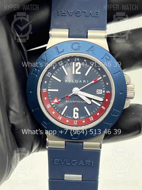 Товар Bvlgari Diagono Aluminium GMT 40mm Art 8251 Фото 7 - Bvlgari Diagono Aluminium GMT 40mm Art 8251