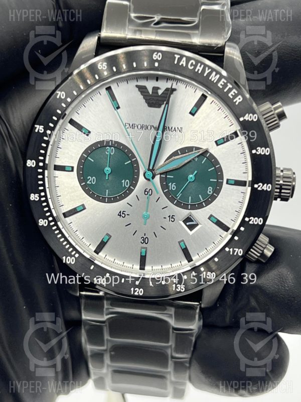 Товар Emporio Armani Mario Chronograph 43mm AR11471 Art 8370 Фото 2 - Emporio Armani Mario Chronograph 43mm AR11471 Art 8370