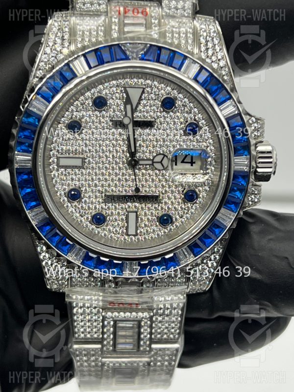 Товар Rolex Submariner 40mm Diamond Blue Steel Фото 2 - Rolex Submariner 40mm Diamond Blue Steel