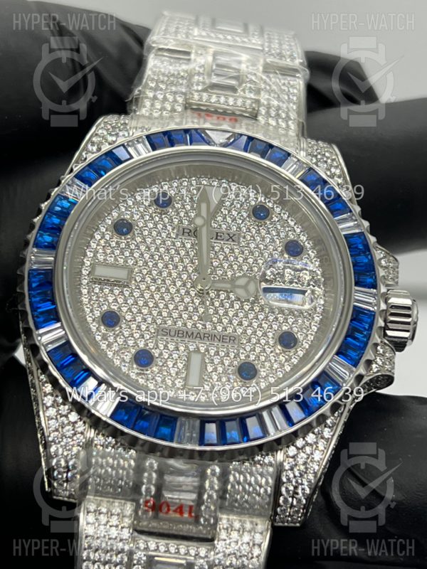 Товар Rolex Submariner 40mm Diamond Blue Steel Фото 4 - Rolex Submariner 40mm Diamond Blue Steel