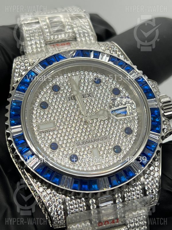 Товар Rolex Submariner 40mm Diamond Blue Steel Фото 12 - Rolex Submariner 40mm Diamond Blue Steel