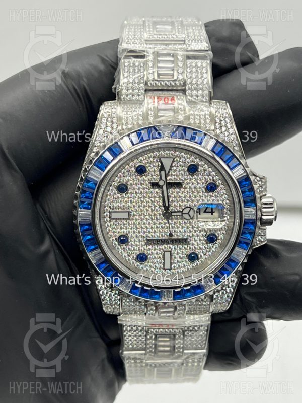 Товар Rolex Submariner 40mm Diamond Blue Steel Фото 14 - Rolex Submariner 40mm Diamond Blue Steel