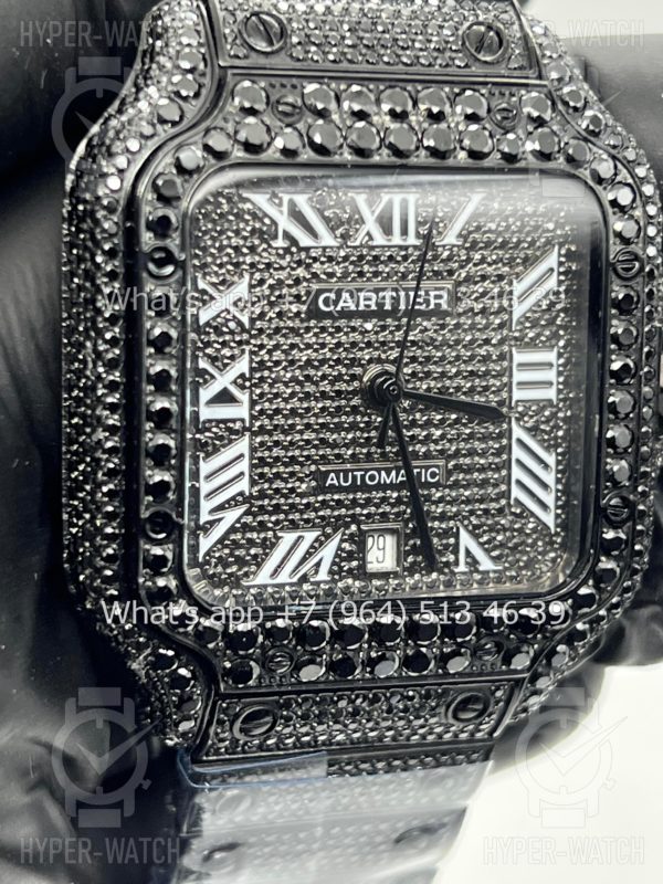 Товар Cartier Santos de Cartier 40mm Diamond Black Фото 6 - Cartier Santos de Cartier 40mm Diamond Black
