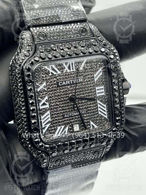 Товар Cartier Santos de Cartier 40mm Diamond Black Фото 10 - Cartier Santos de Cartier 40mm Diamond Black