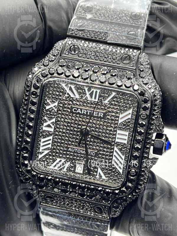 Товар Cartier Santos de Cartier 40mm Diamond Black Фото 11 - Cartier Santos de Cartier 40mm Diamond Black