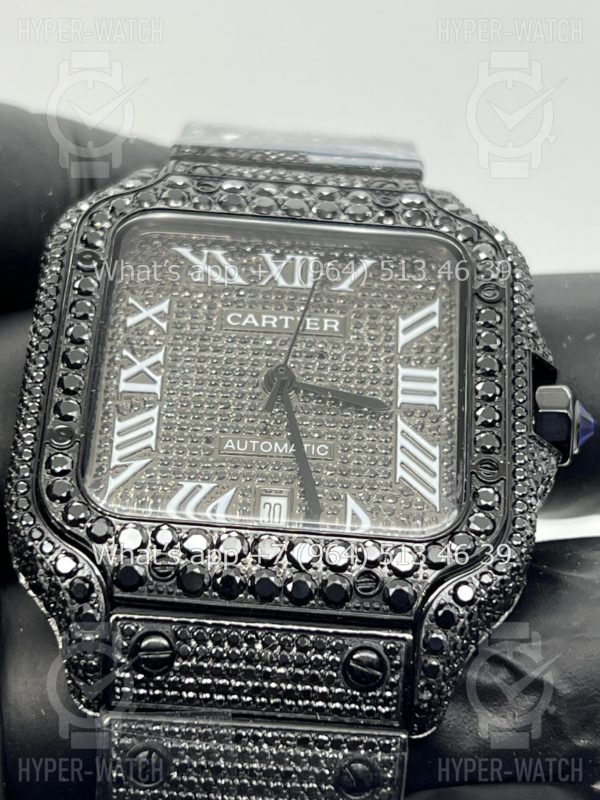 Товар Cartier Santos de Cartier 40mm Diamond Black Фото 13 - Cartier Santos de Cartier 40mm Diamond Black