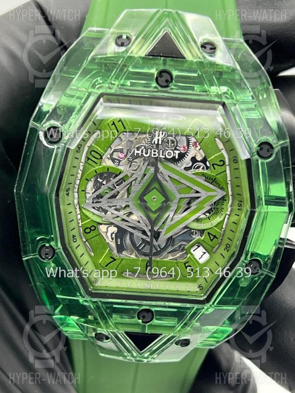 Фото 3 - Hublot Spirit of Big Bang Sang Bleu 42mm Art 8508