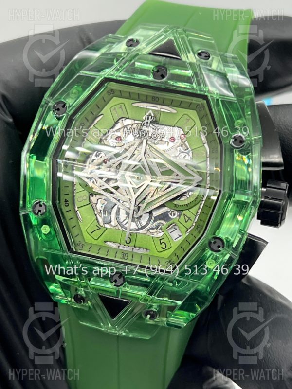 Фото 6 - Hublot Spirit of Big Bang Sang Bleu 42mm Art 8508