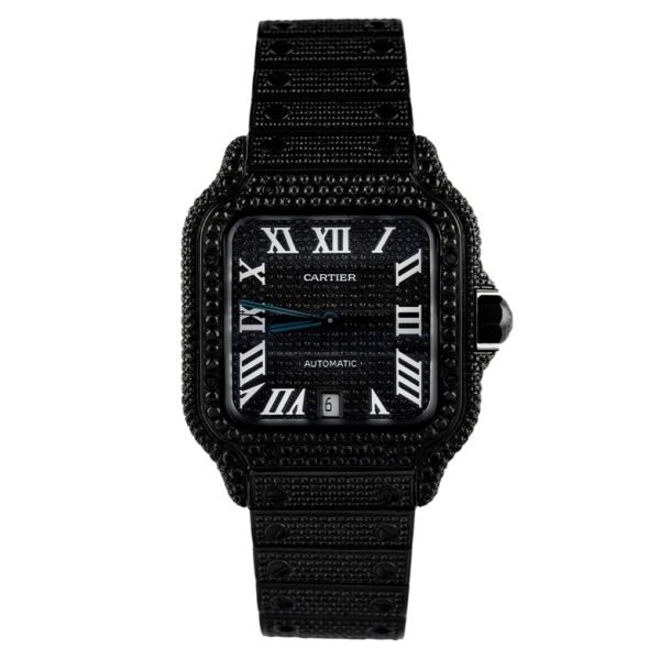 Товар Cartier Santos de Cartier 40mm Diamond Black Фото 1 - Cartier Santos de Cartier 40mm Diamond Black