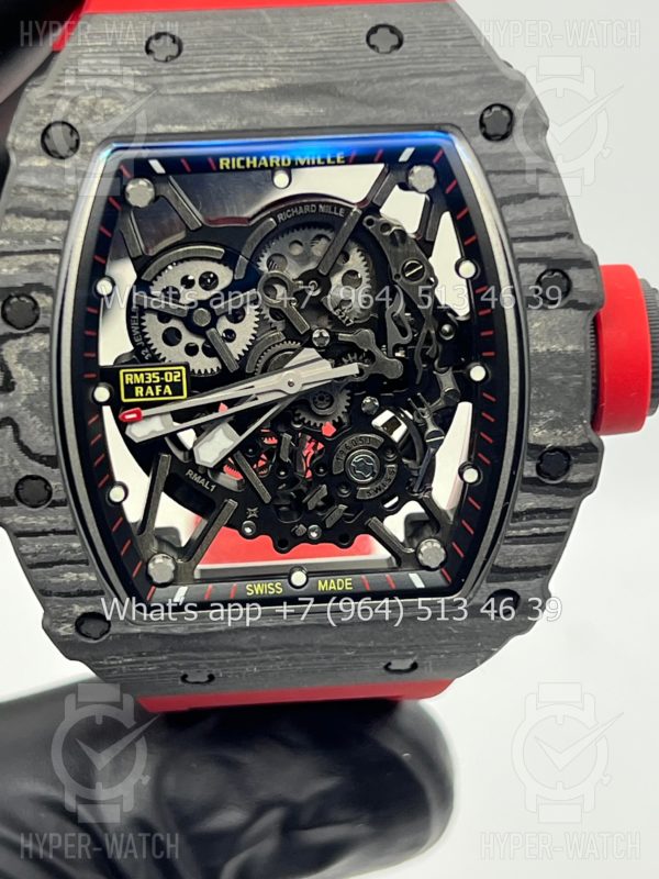 Товар Richard Mille RM 035-02 Rafa Carbon Black Red V2 Art 8765 Фото 3 - Richard Mille RM 035-02 Rafa Carbon Black Red V2 Art 8765