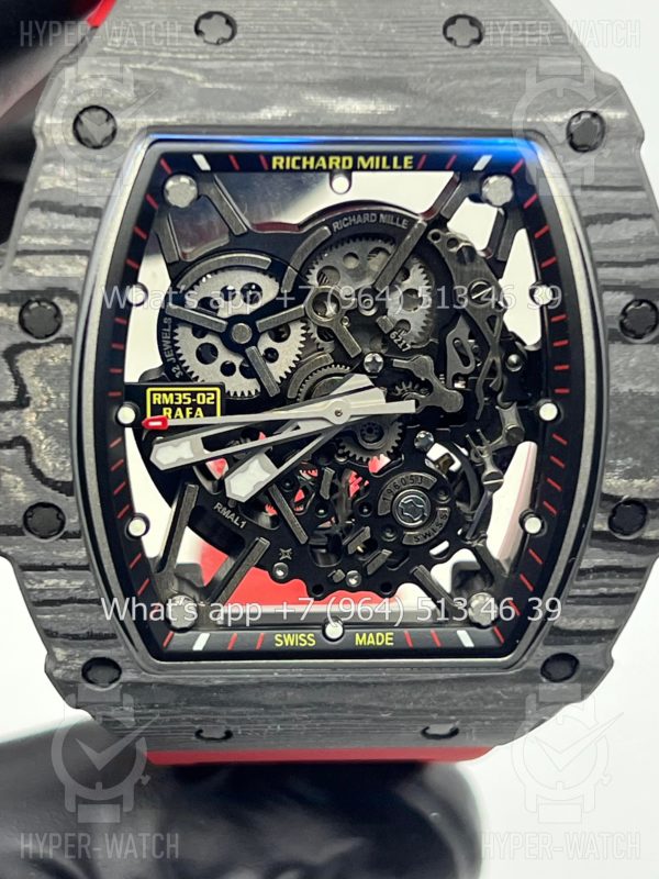 Товар Richard Mille RM 035-02 Rafa Carbon Black Red V2 Art 8765 Фото 2 - Richard Mille RM 035-02 Rafa Carbon Black Red V2 Art 8765