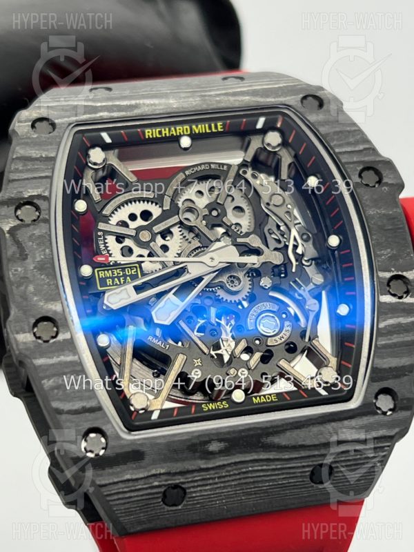 Товар Richard Mille RM 035-02 Rafa Carbon Black Red V2 Art 8765 Фото 5 - Richard Mille RM 035-02 Rafa Carbon Black Red V2 Art 8765