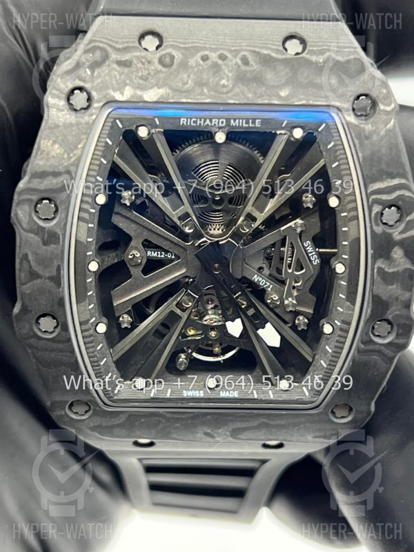 Фото 2 - Richard Mille RM 12-01 Tourbillon Black Carbon