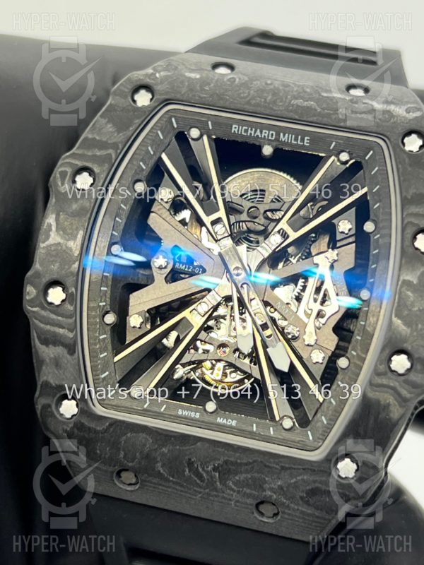 Фото 4 - Richard Mille RM 12-01 Tourbillon Black Carbon