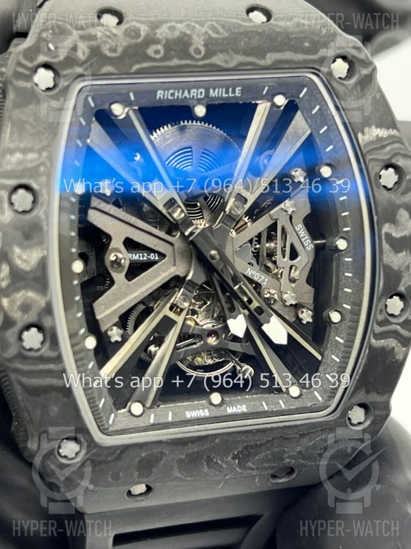 Фото 8 - Richard Mille RM 12-01 Tourbillon Black Carbon