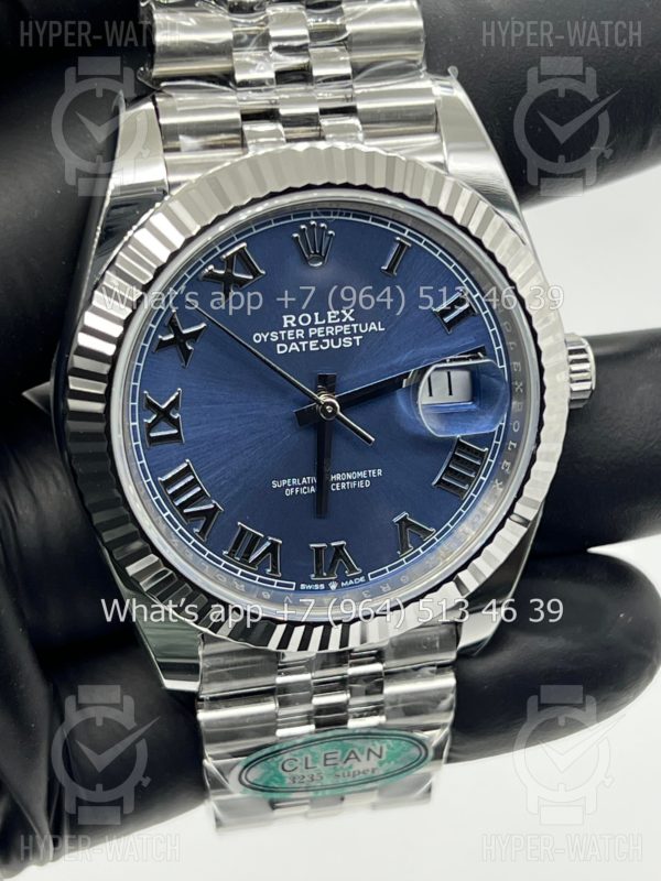 Товар Rolex DateJust 36mm 126234 Blue Art 8598 Фото 3 - Rolex DateJust 36mm 126234 Blue Art 8598