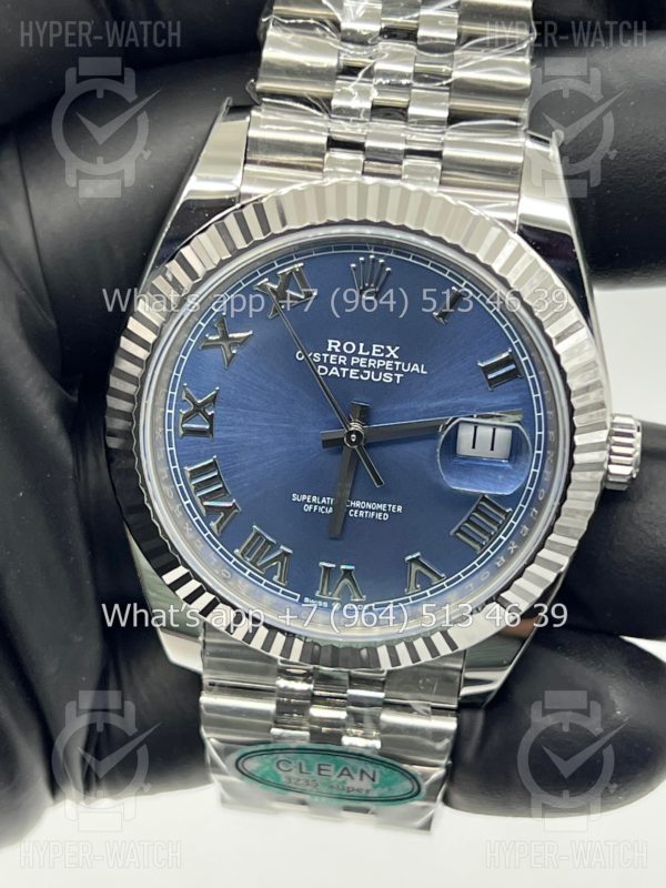Товар Rolex DateJust 36mm 126234 Blue Art 8598 Фото 5 - Rolex DateJust 36mm 126234 Blue Art 8598