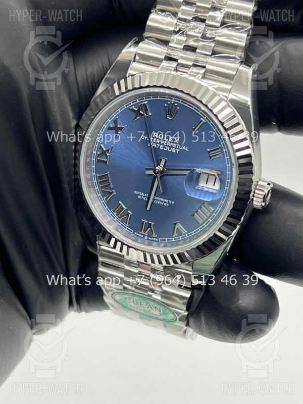 Товар Rolex DateJust 36mm 126234 Blue Art 8598 Фото 7 - Rolex DateJust 36mm 126234 Blue Art 8598