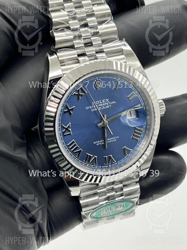 Товар Rolex DateJust 36mm 126234 Blue Art 8598 Фото 8 - Rolex DateJust 36mm 126234 Blue Art 8598