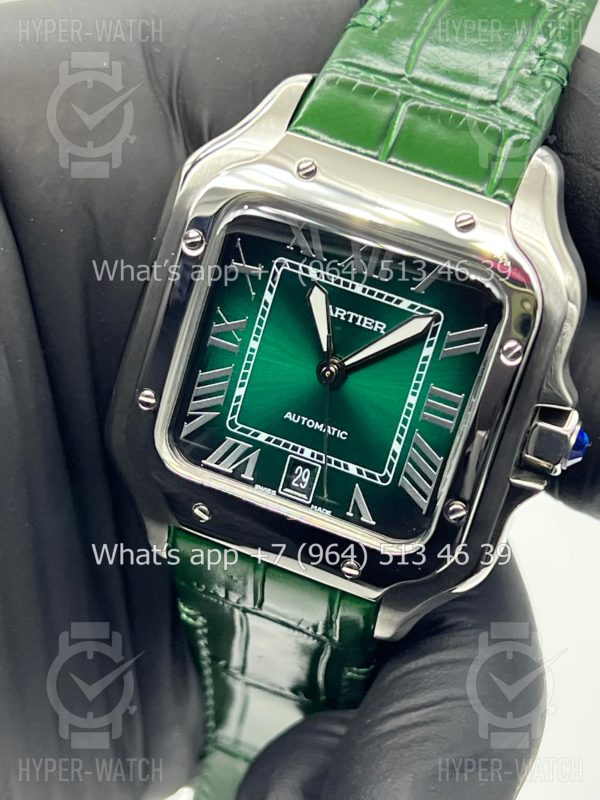 Фото 9 - Cartier Santos de Cartier 40mm Art 8656