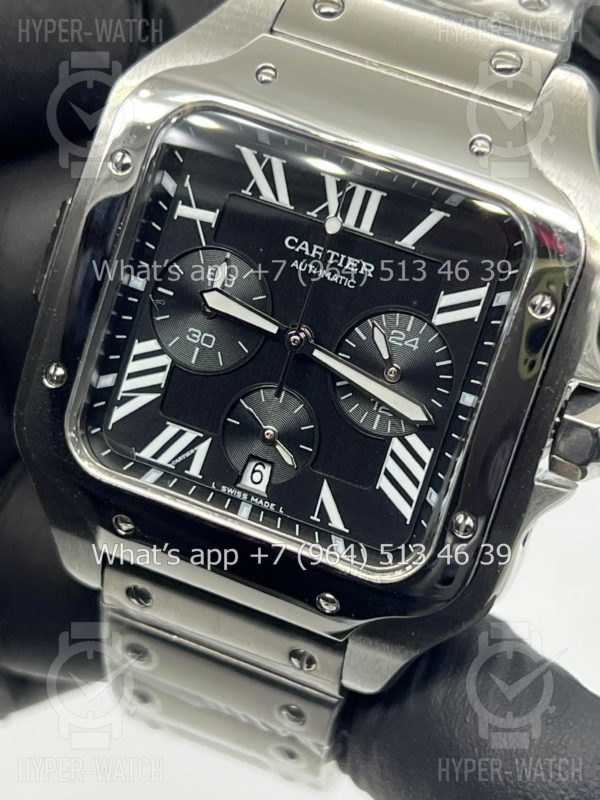 Фото 6 - Cartier Santos de Cartier 43mm Art 8672