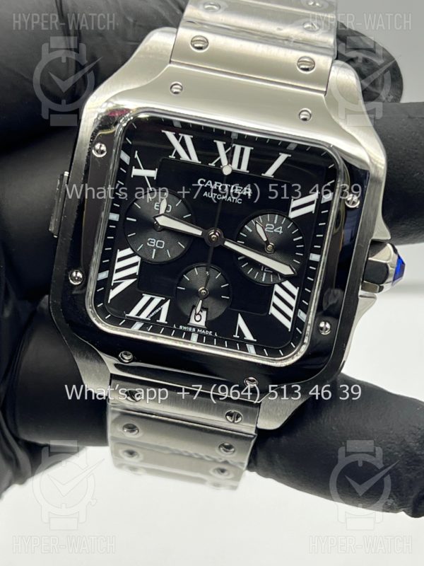 Фото 9 - Cartier Santos de Cartier 43mm Art 8672
