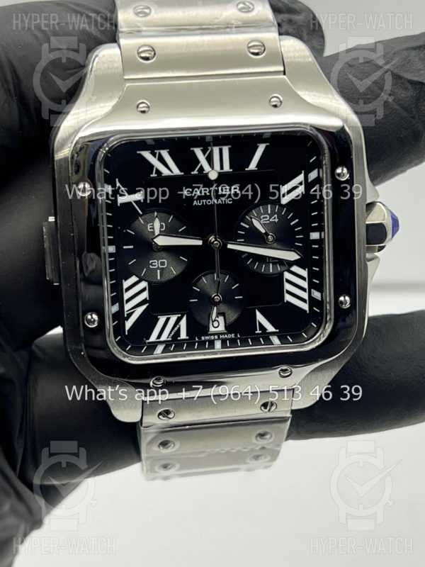 Фото 10 - Cartier Santos de Cartier 43mm Art 8672