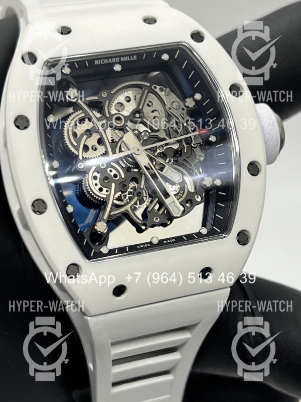 Товар Richard Mille RM 055 White Bubba Watson Ceramic Фото 2 - Richard Mille RM 055 White Bubba Watson Ceramic
