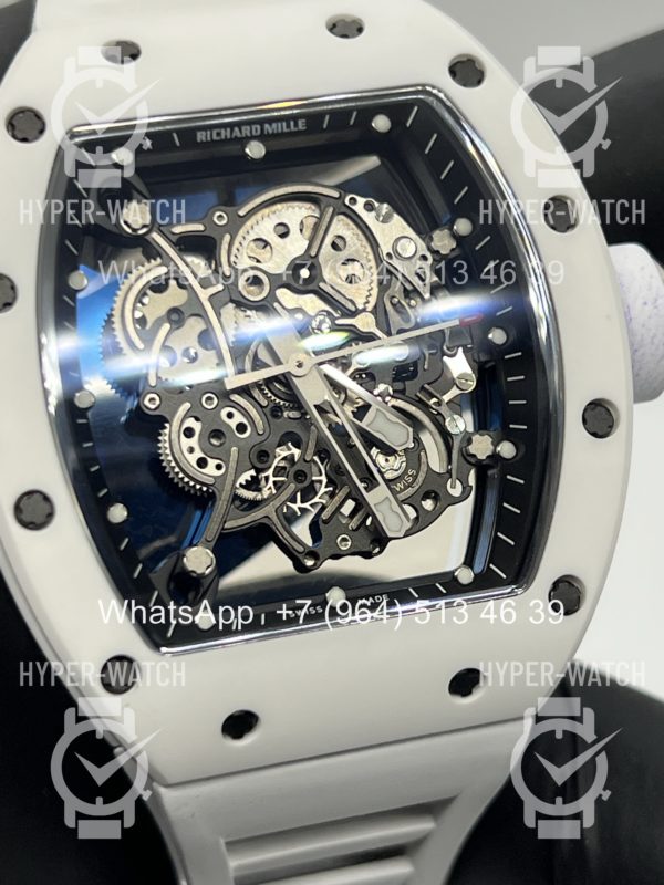 Товар Richard Mille RM 055 White Bubba Watson Ceramic Фото 3 - Richard Mille RM 055 White Bubba Watson Ceramic