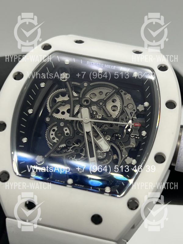 Товар Richard Mille RM 055 White Bubba Watson Ceramic Фото 4 - Richard Mille RM 055 White Bubba Watson Ceramic