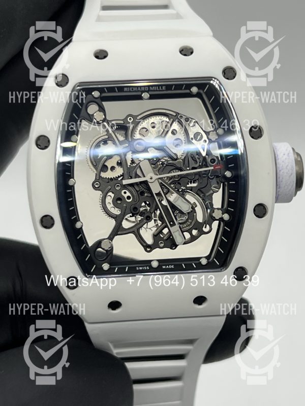 Товар Richard Mille RM 055 White Bubba Watson Ceramic Фото 5 - Richard Mille RM 055 White Bubba Watson Ceramic