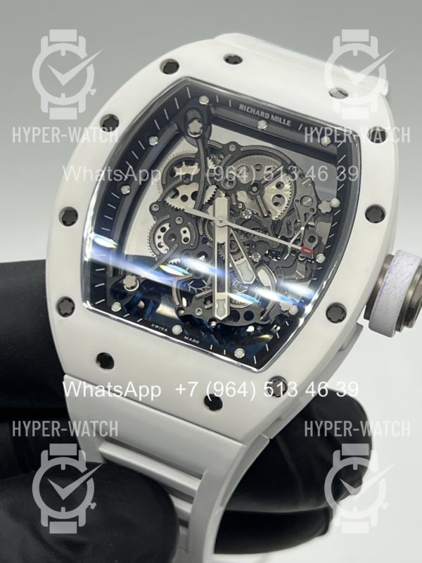 Товар Richard Mille RM 055 White Bubba Watson Ceramic Фото 6 - Richard Mille RM 055 White Bubba Watson Ceramic