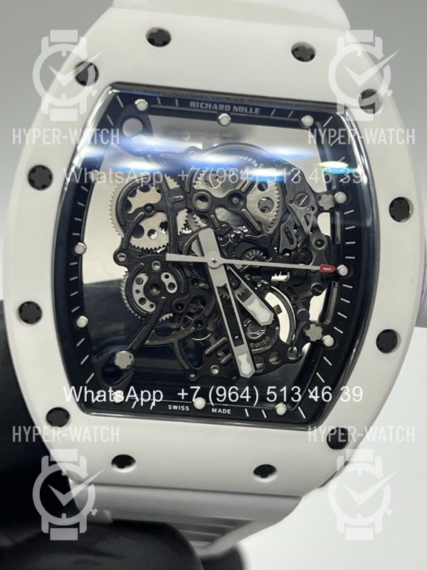 Товар Richard Mille RM 055 White Bubba Watson Ceramic Фото 8 - Richard Mille RM 055 White Bubba Watson Ceramic