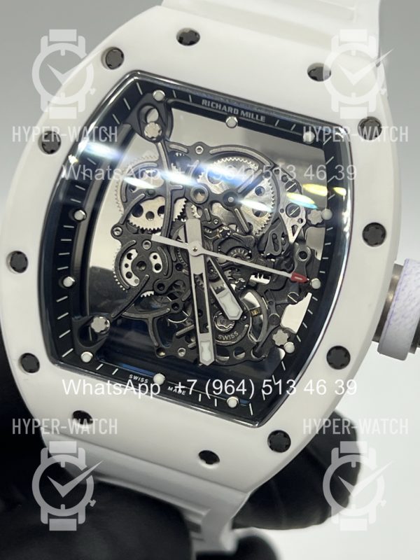 Товар Richard Mille RM 055 White Bubba Watson Ceramic Фото 9 - Richard Mille RM 055 White Bubba Watson Ceramic